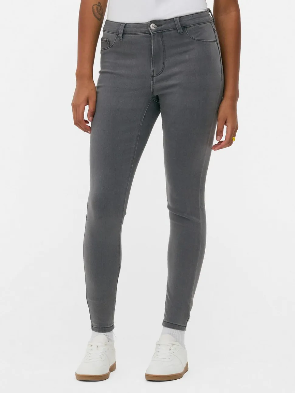 Essential Skinny-Jeans mit mittelhohem Bund | Normale Passform
