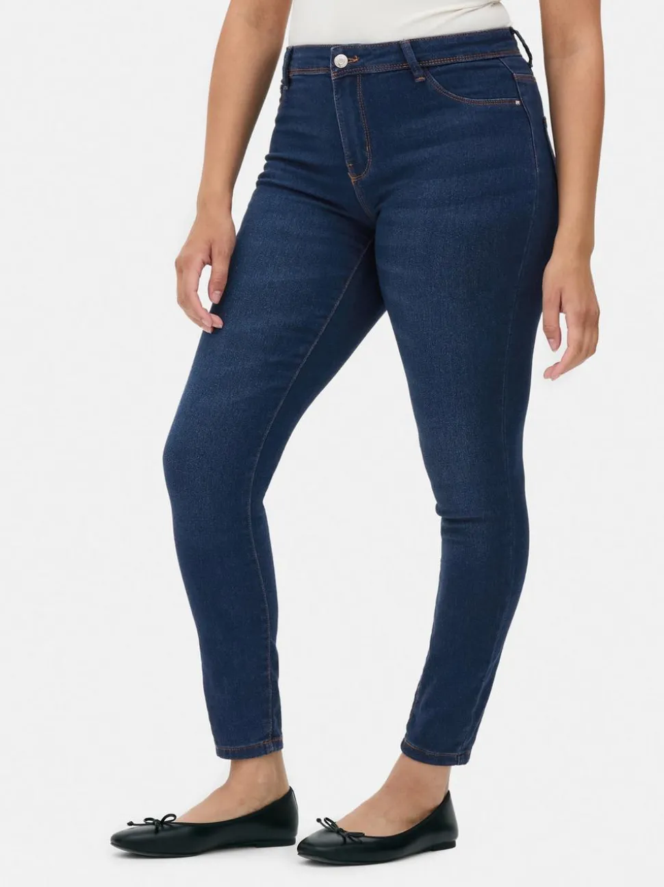 Essential Skinny-Jeans mit mittelhohem Bund | Normale Passform