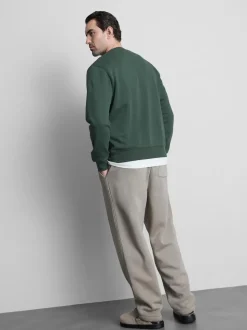 Essential-Sweatshirt mit Rundhalsausschnitt