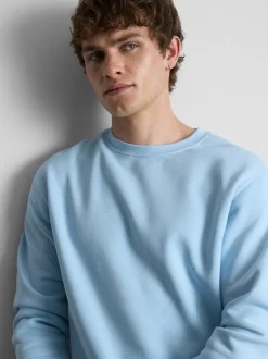 Essential-Sweatshirt mit Rundhalsausschnitt