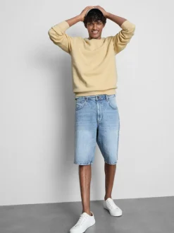 Essential-Sweatshirt mit Rundhalsausschnitt