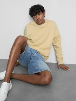 Essential-Sweatshirt mit Rundhalsausschnitt