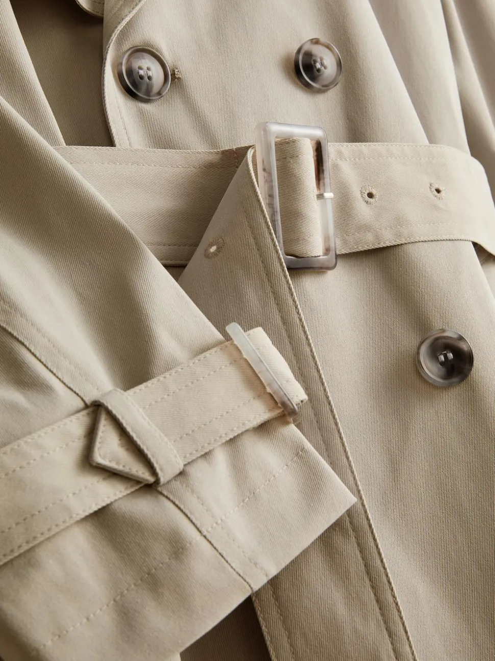 Essential-Trenchcoat mit Gürtel