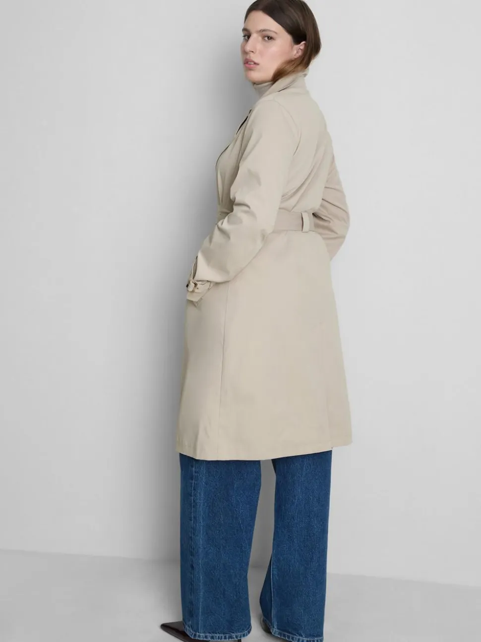 Essential-Trenchcoat mit Gürtel