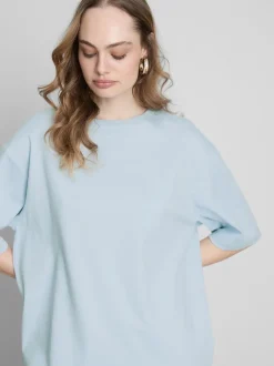 Essential-T-Shirt aus Baumwolle im Oversized-Look