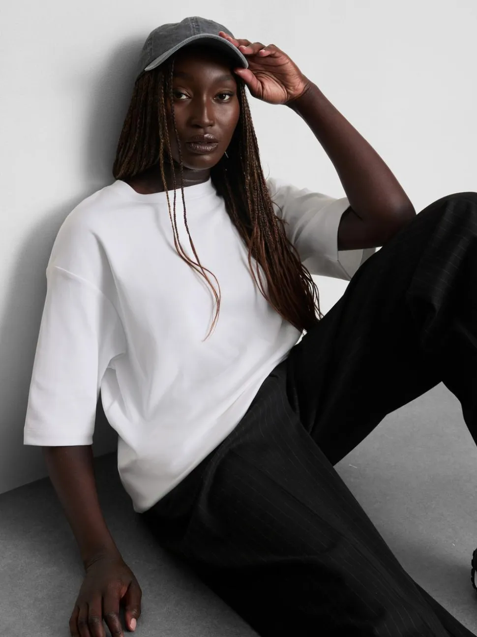 Essential-T-Shirt aus Jersey im Oversized-Look