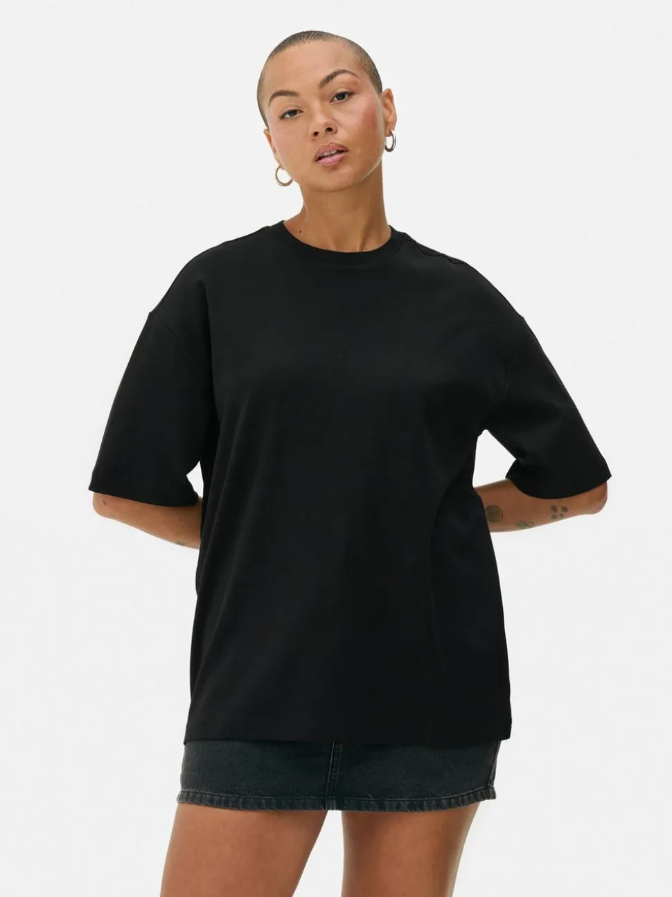 Essential-T-Shirt aus Jersey im Oversized-Look