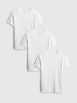Essential T-Shirts mit Rundhalsausschnitt, 3er-Pack