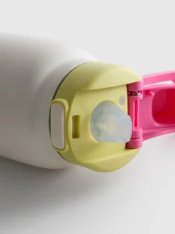 Farbblock-Trinkflasche