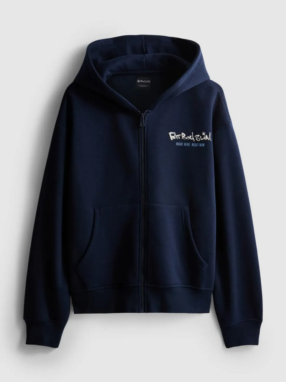 „Fatboy Slim“ Hoodie mit Reißverschluss
