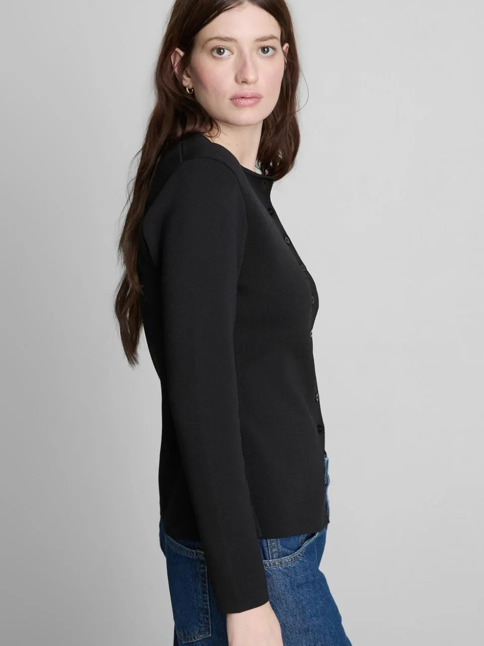 Figurbetonter, langärmeliger „The Edit“ Cardigan