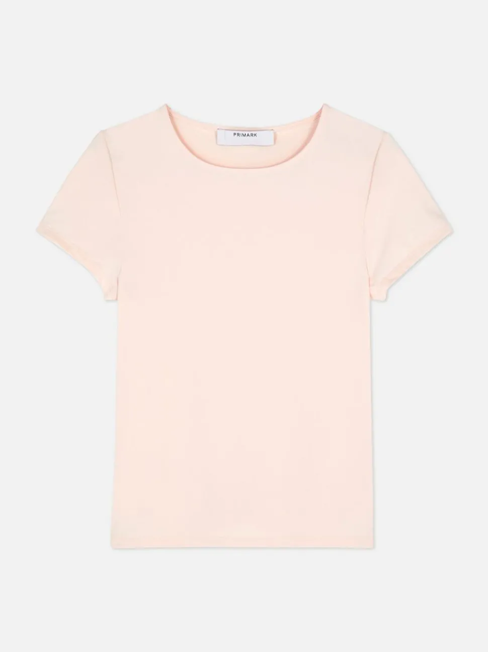 Figurbetontes T-Shirt mit Rundhalsausschnitt