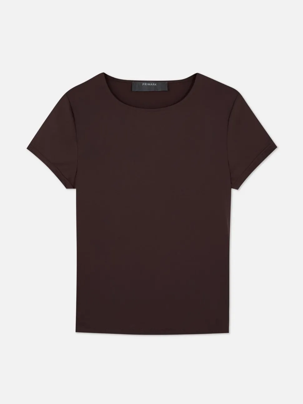Figurbetontes T-Shirt mit Rundhalsausschnitt