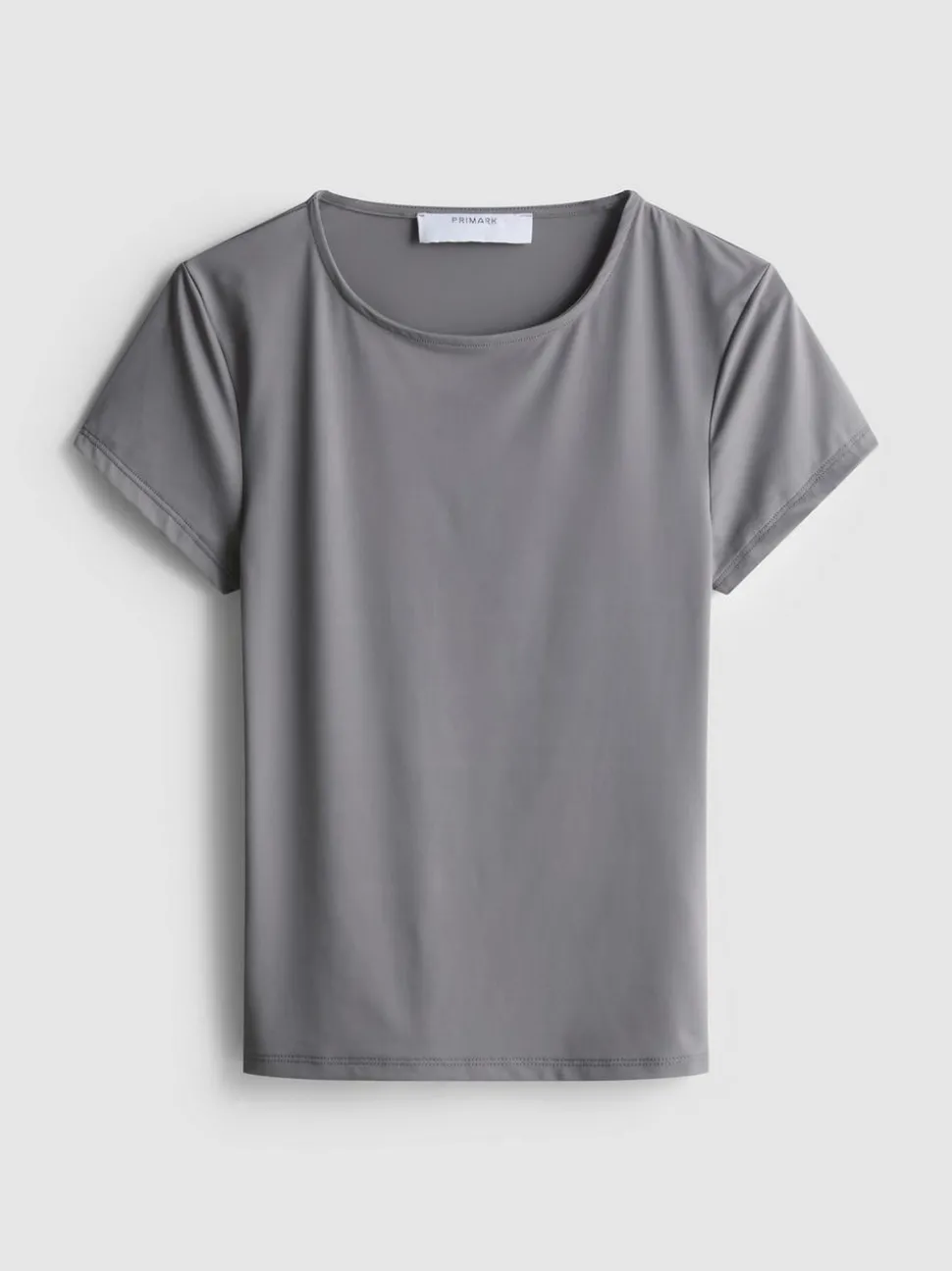 Figurbetontes T-Shirt mit Rundhalsausschnitt