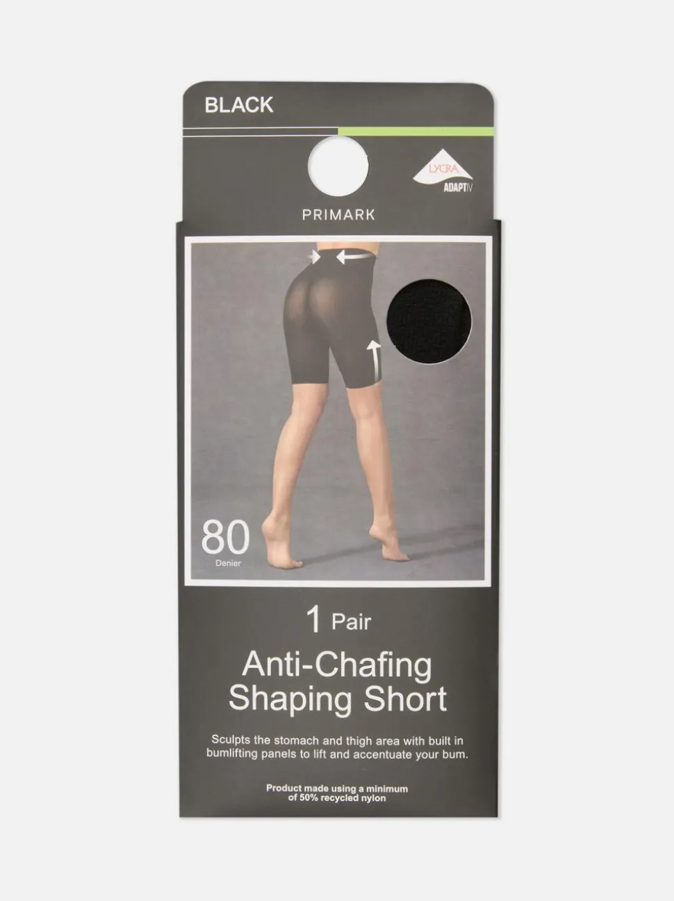Figurformende Anti-Scheuer-Shorts, 1er-Pack