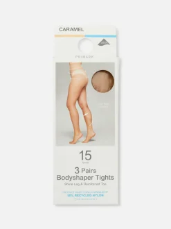 Figurformende Strumpfhosen, 3er-Pack