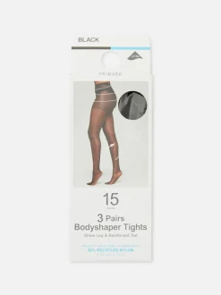 Figurformende Strumpfhosen, 3er-Pack