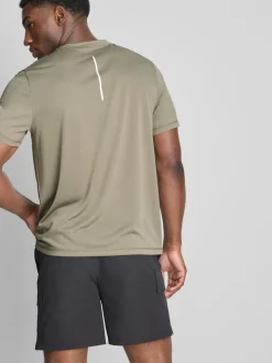 Fitness-T-Shirt mit Einsätzen
