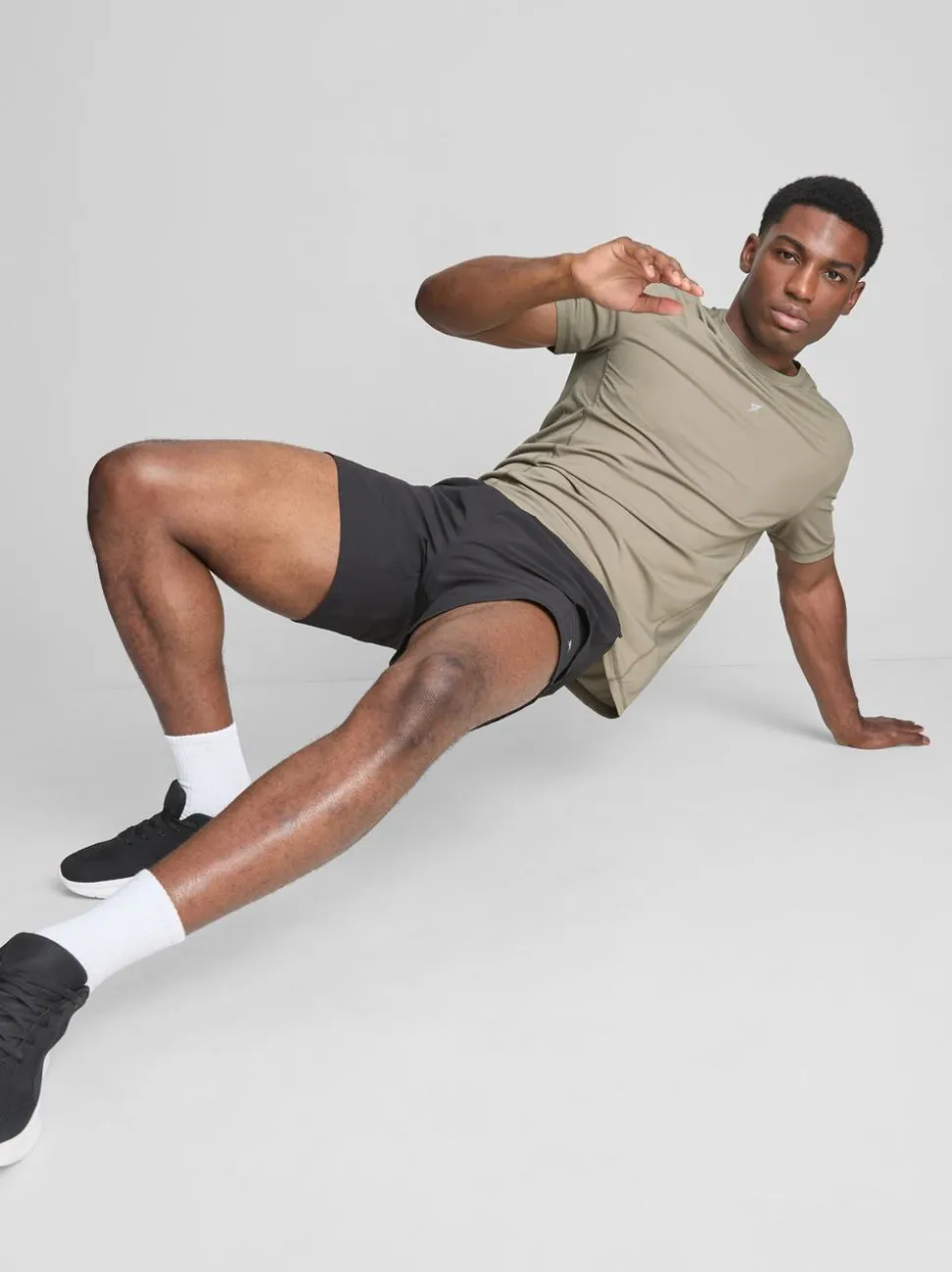 Fitness-T-Shirt mit Einsätzen