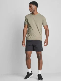 Fitness-T-Shirt mit Einsätzen