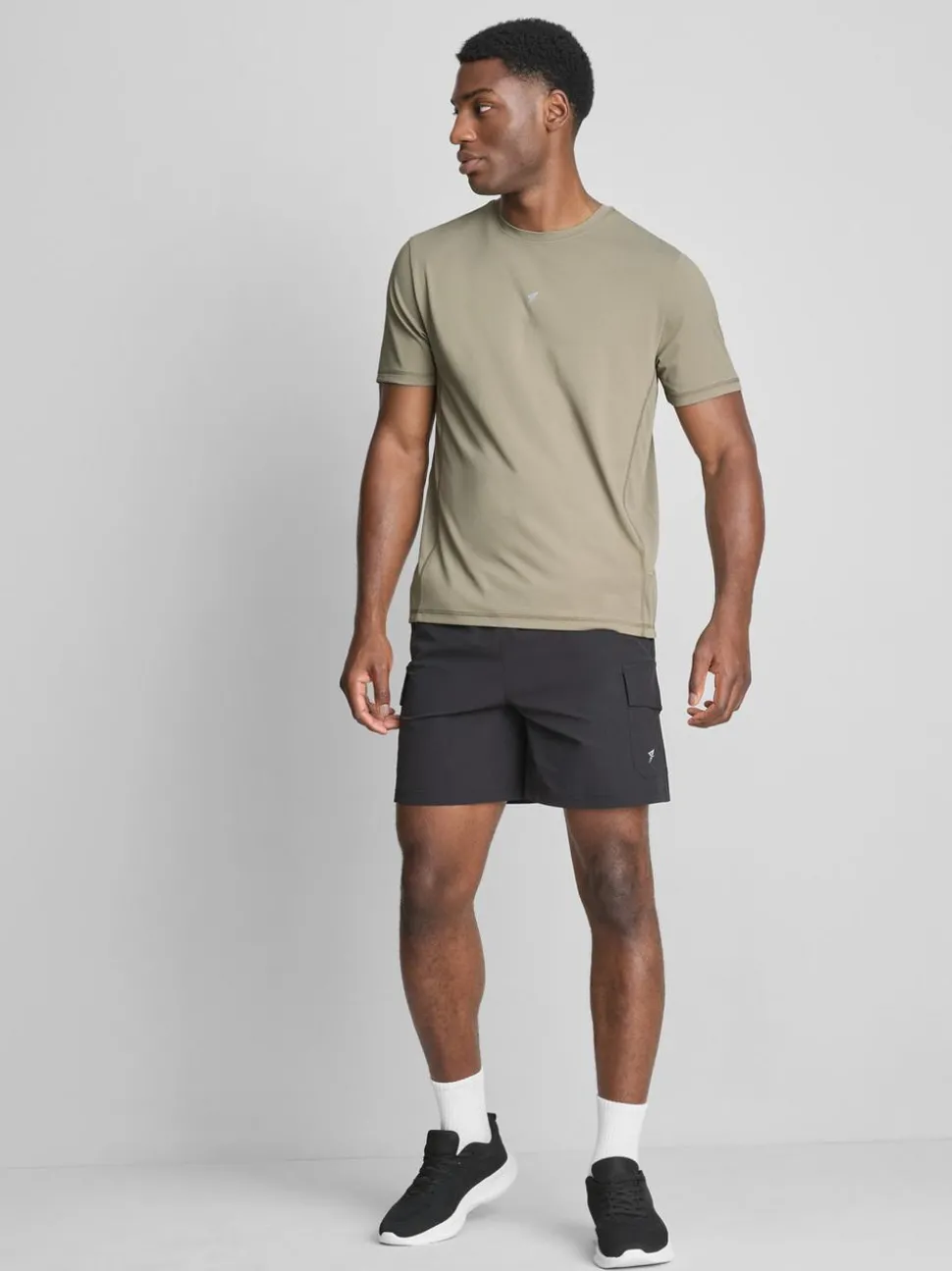 Fitness-T-Shirt mit Einsätzen