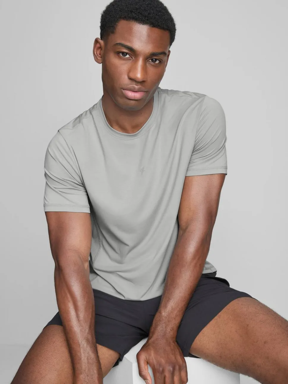 Fitness-T-Shirt mit Einsätzen