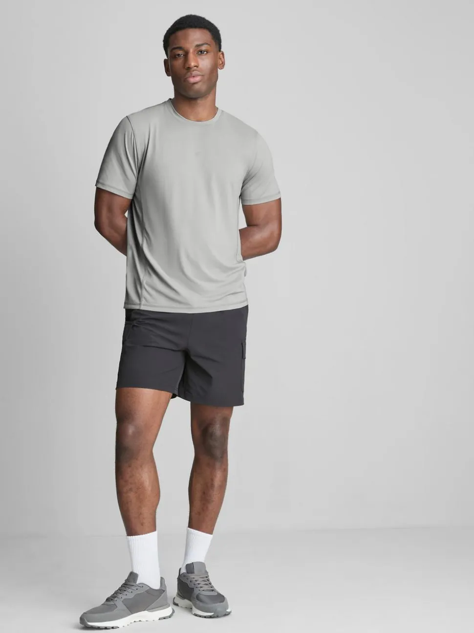 Fitness-T-Shirt mit Einsätzen