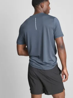 Fitness-T-Shirt mit Einsätzen
