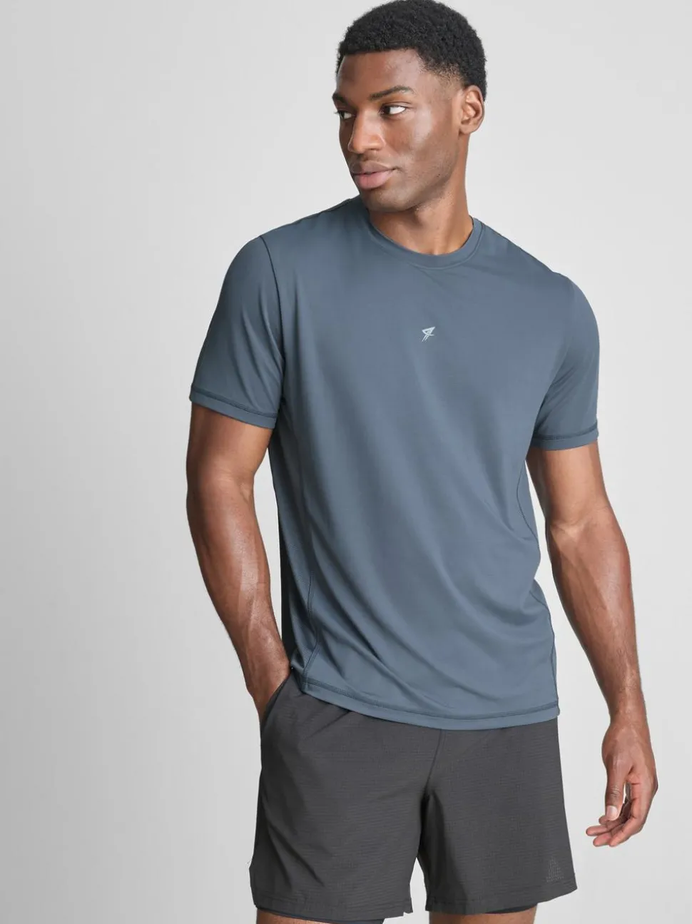 Fitness-T-Shirt mit Einsätzen