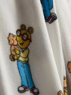 Flauschige „Arthur“ Schlafanzughose mit weitem Bein