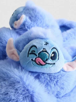Flauschige „Disney Stitch“ Hausschuhe mit zwei Riemen