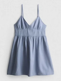 Fließendes Minikleid in A-Linie