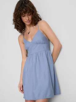 Fließendes Minikleid in A-Linie