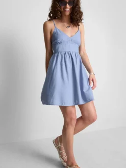 Fließendes Minikleid in A-Linie