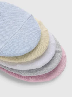 Füßlinge mit hohem Baumwollanteil, 5er-Pack