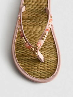 Flipflops mit Seegras-Effekt