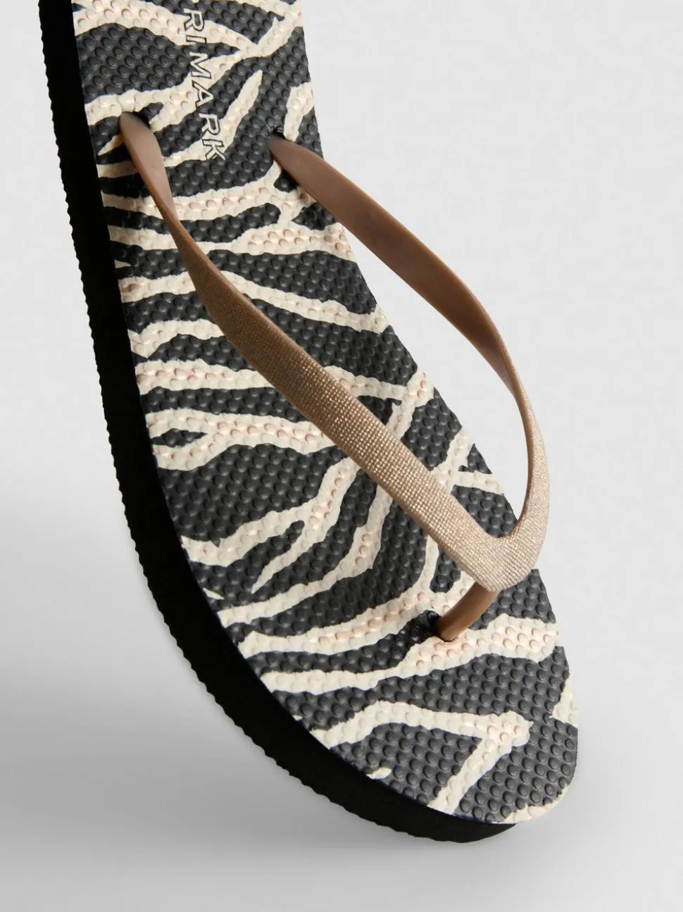 Flipflops mit Zebramuster