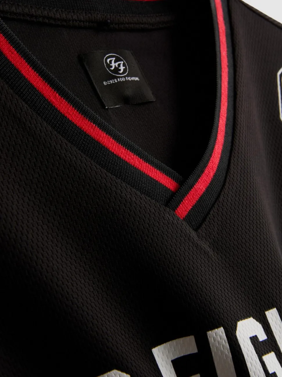 „Foo Fighters“ Trikot aus Netzstoff