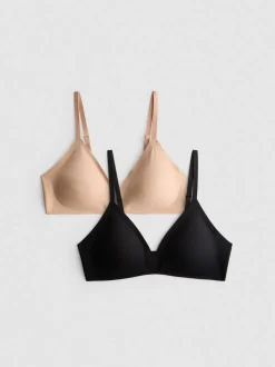 Formgebende Shapewear-Triangel-BHs, 2er-Pack