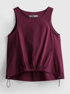 Funktionales Tanktop mit rundem Saum
