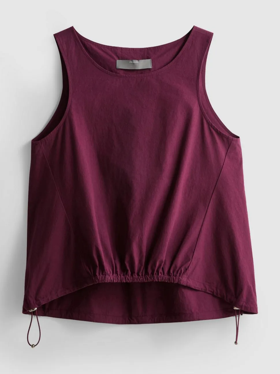 Funktionales Tanktop mit rundem Saum