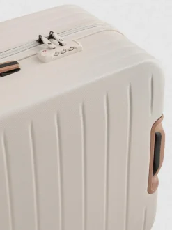 Geformter Hartschalenkoffer mit 8 Rollen