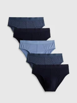 Gemusterte Unterhosen, 5er-Pack
