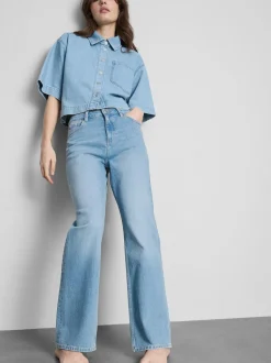 Gerade geschnittene Jeans aus Baumwolldenim