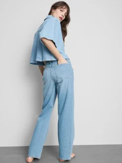 Gerade geschnittene Jeans aus Baumwolldenim