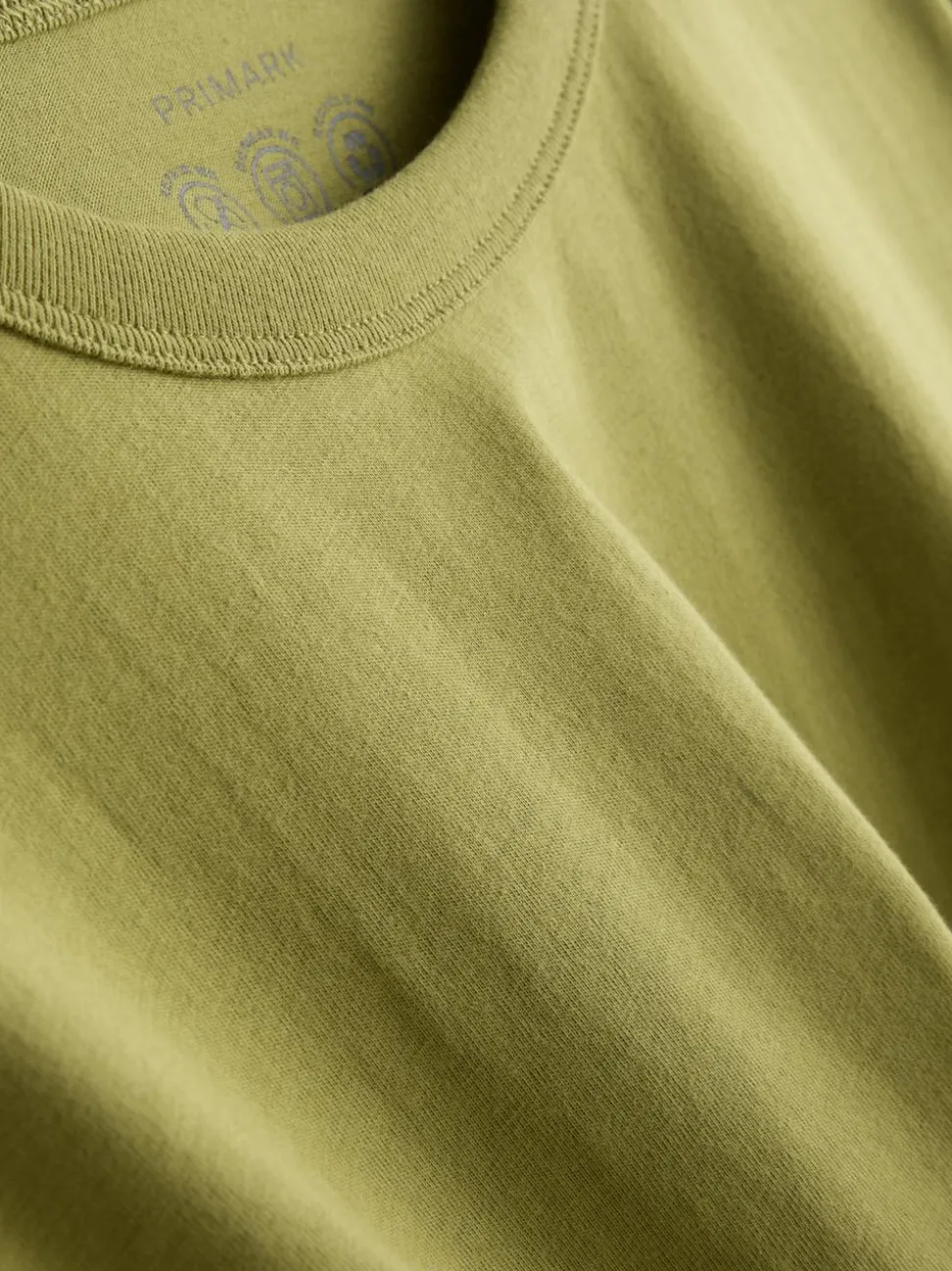 Gerade geschnittenes Baumwoll-T-Shirt mit Rundhalsausschnitt
