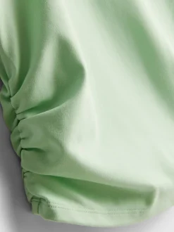 Gerafftes Active-T-Shirt