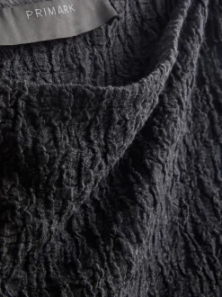 Gerafftes Top in Knitteroptik