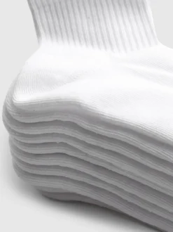 Gerippte Crew-Socken, 5er-Pack