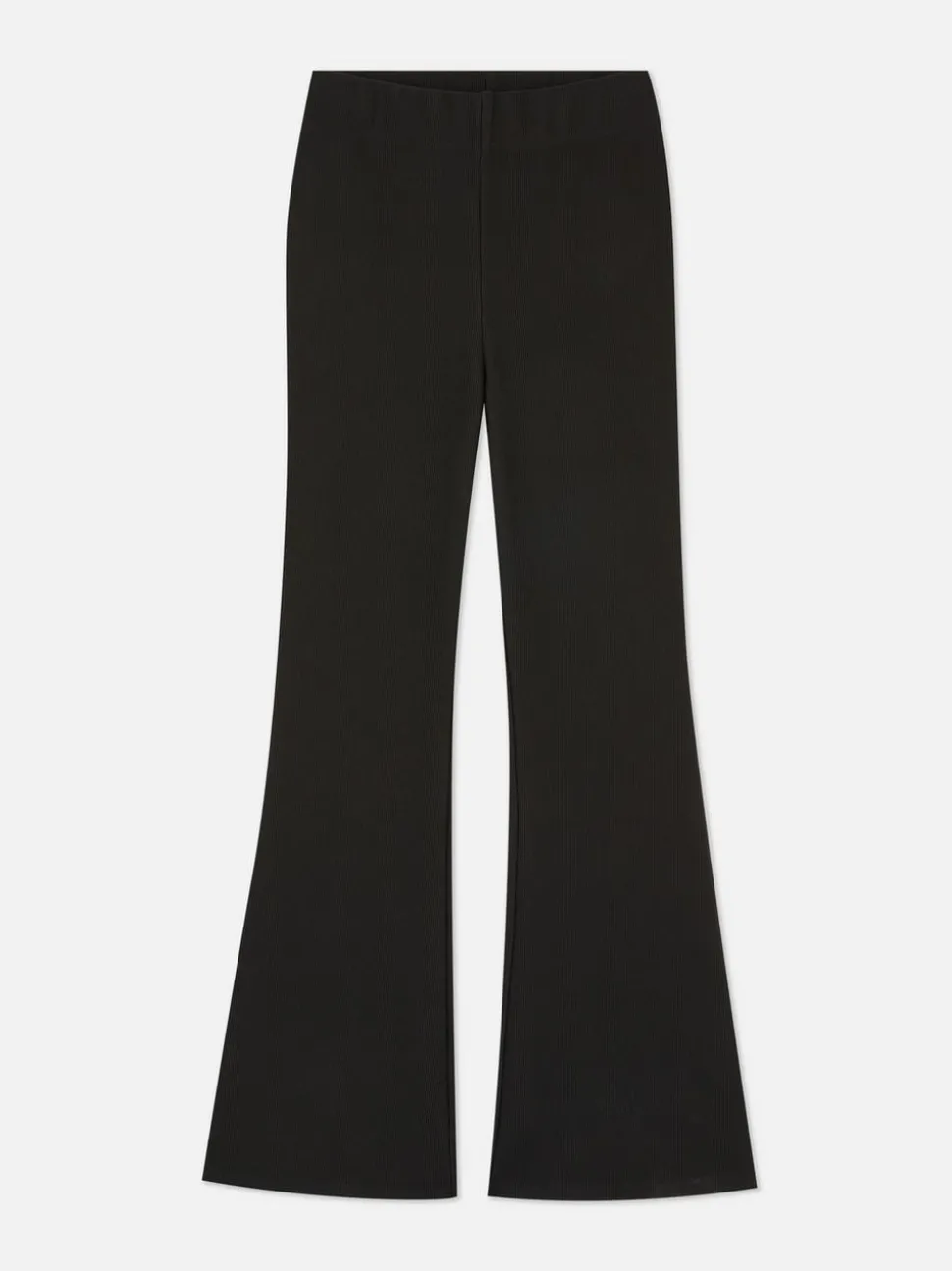 Gerippte Hose mit Schlag